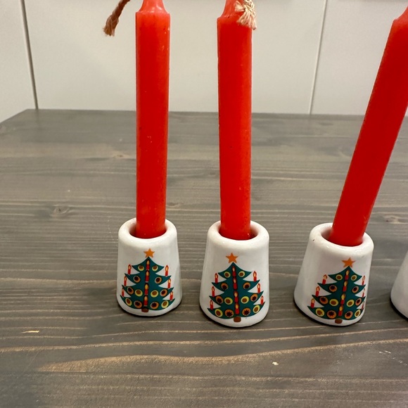 Vintage mini taper candles with potcelain holders
Chadwick Miller - Picture 2 of 8